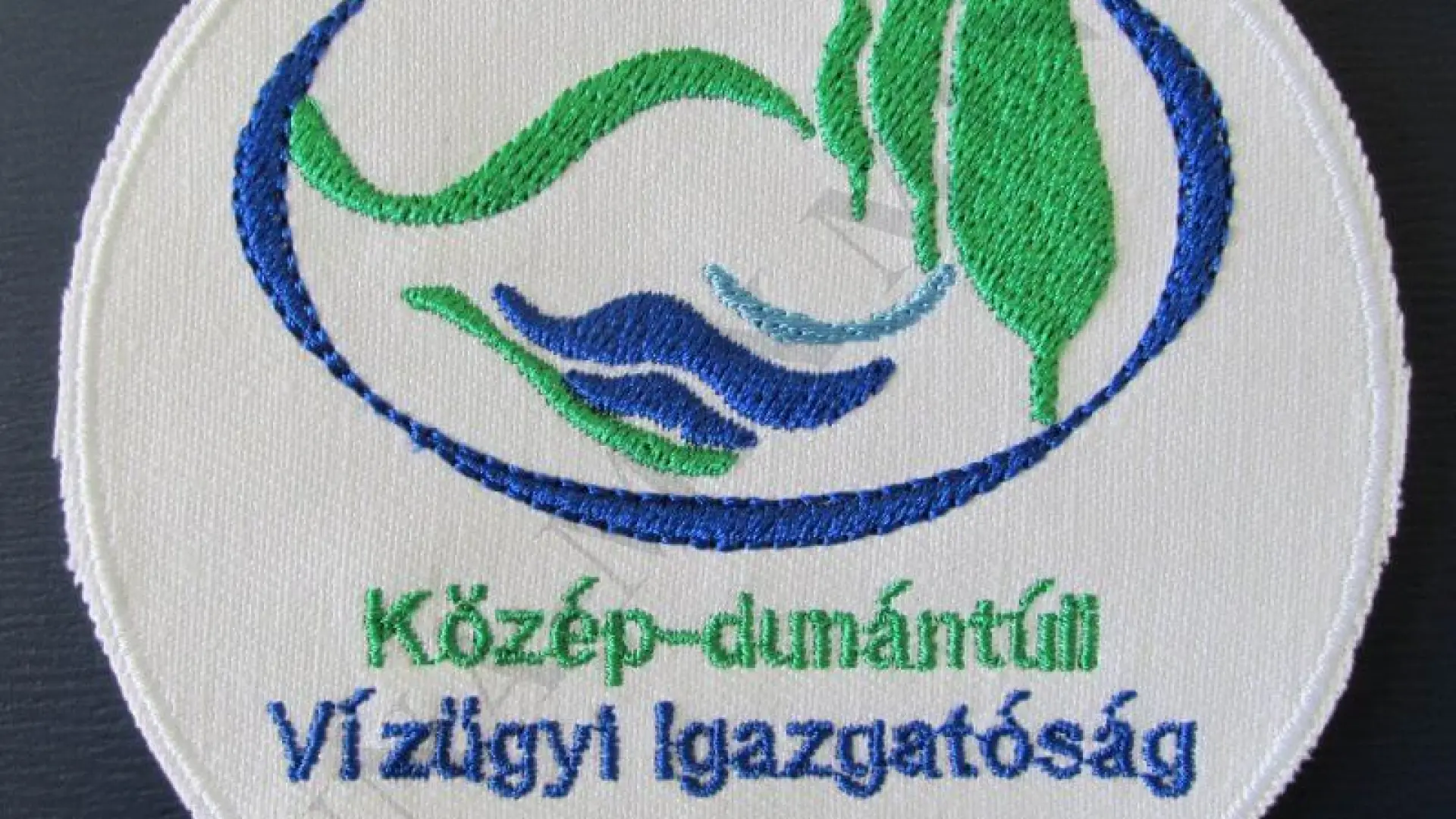 Közép-dunántúli Vízügyi Igazgatóság karjelvény tépőzáras
